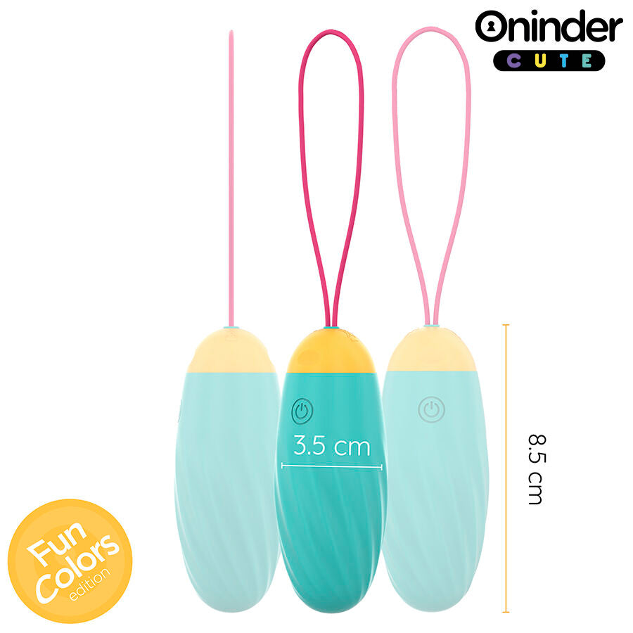 ONINDER CUTE - LOVE PLEASURE OEUF VIBRO-GEMMES ROTATIVES SILICONE - APP MONDIALE GRATUITE