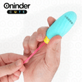 ONINDER CUTE - LOVE PLEASURE OEUF VIBRO-GEMMES ROTATIVES SILICONE - APP MONDIALE GRATUITE