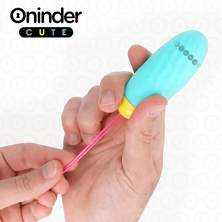 ONINDER CUTE - LOVE PLEASURE OEUF VIBRO-GEMMES ROTATIVES SILICONE - APP MONDIALE GRATUITE