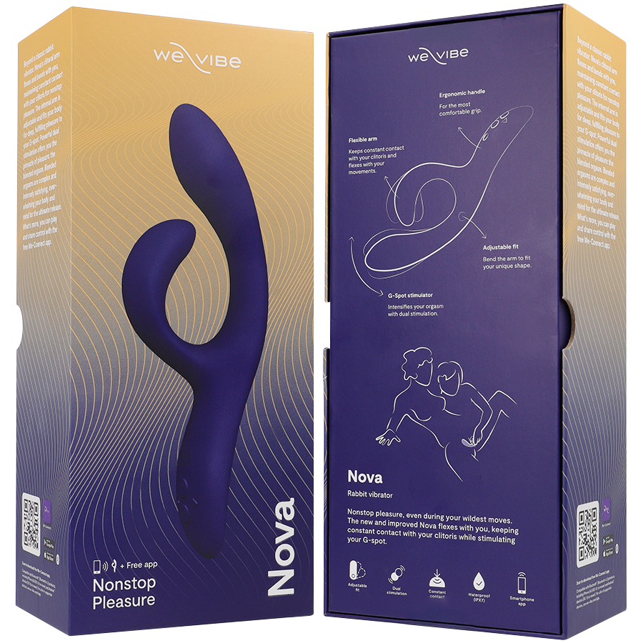 WE-VIBE - NOVA 3 VIBREUR LAPIN BLEU NUIT