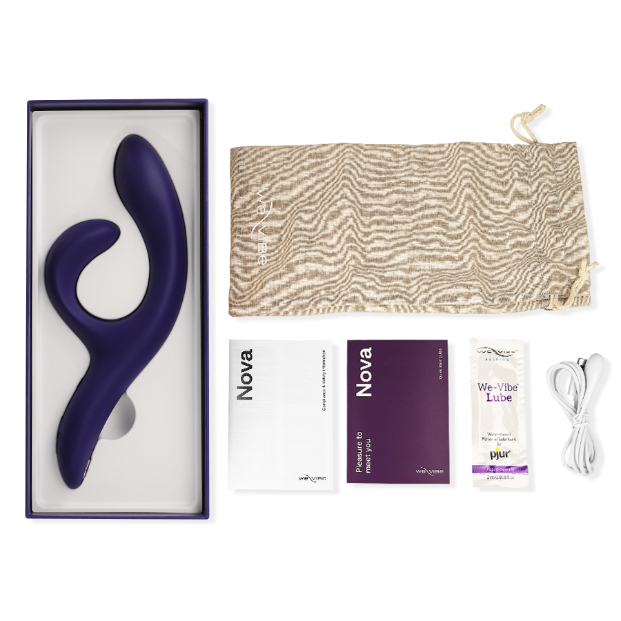 WE-VIBE - NOVA 3 VIBREUR LAPIN BLEU NUIT