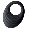 ROCKS-OFF-SPIRE BLACK VIBRATING PENIS RING