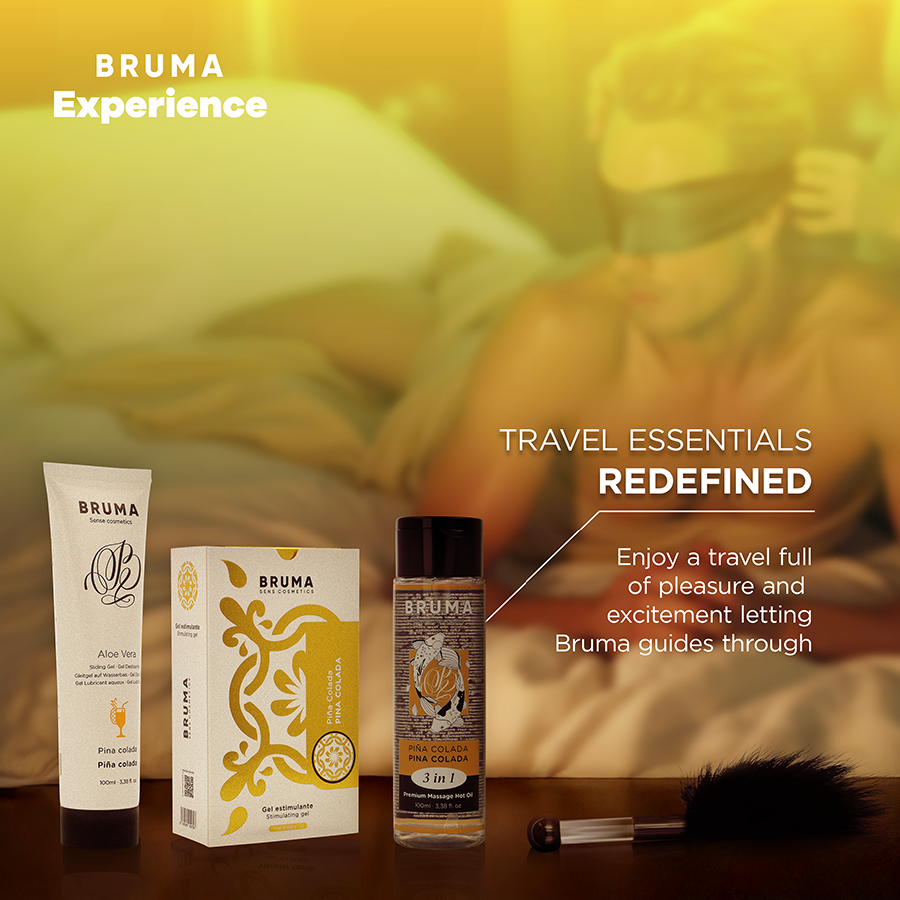 BRUMA XPERIENCE - SWEET TEMPTATION PACK PIÑA COLADA WITH ORGASM ENHANCER