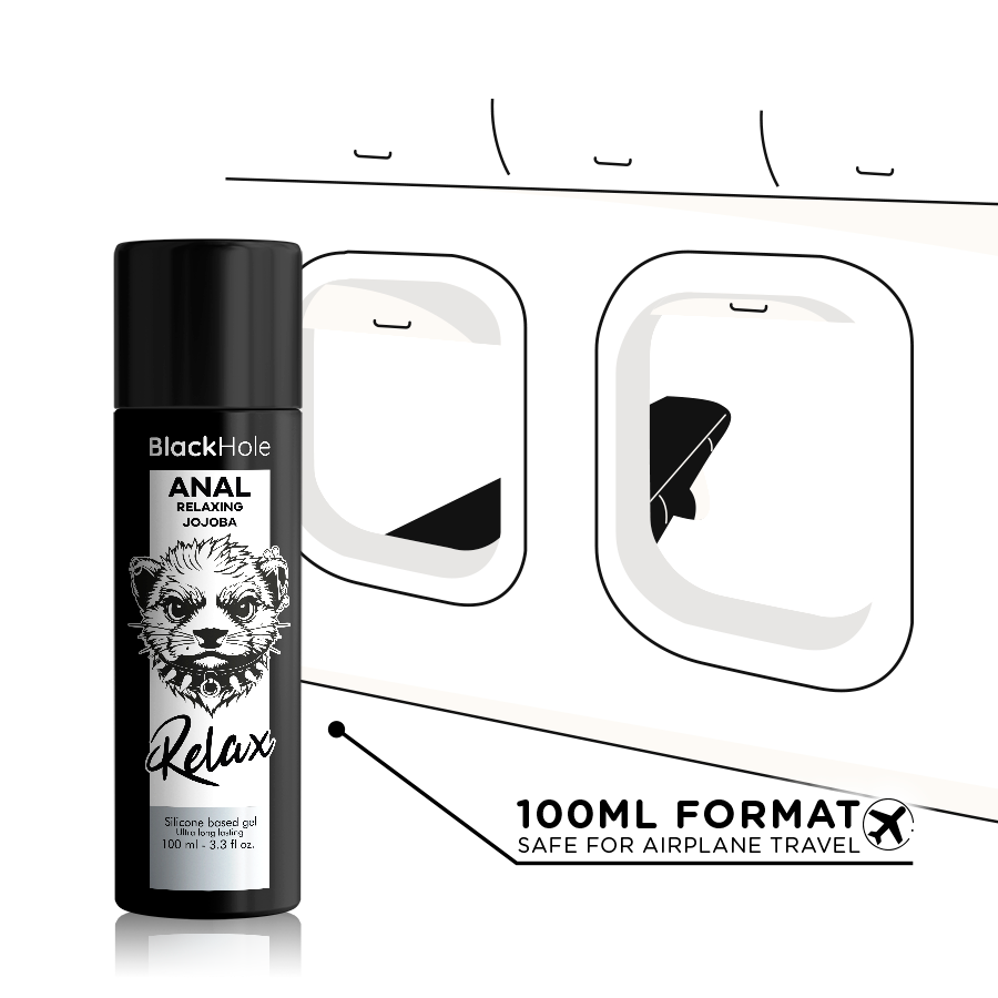 BLACK HOLE - ANAL RELAXING WITH JOJOBA SILICONE BASE 100 ML