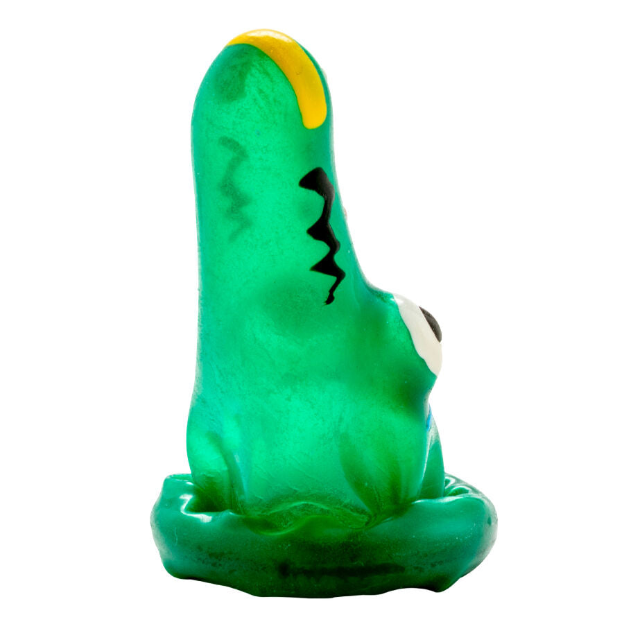 CONDOMERIE - PRÉSERVATIF DÉCORATIF PEINT À LA MAIN CROCODILE MODÈLE 1