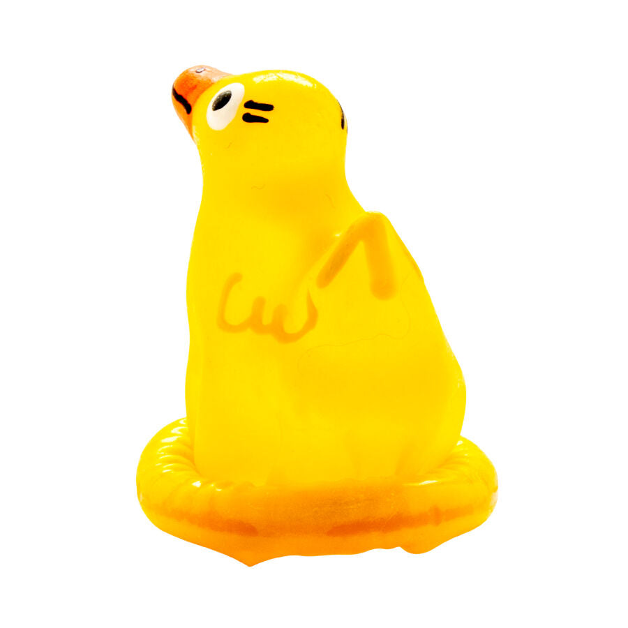 CONDOMERIE - PRÉSERVATIF DÉCORATIF PEINT À LA MAIN CANARD