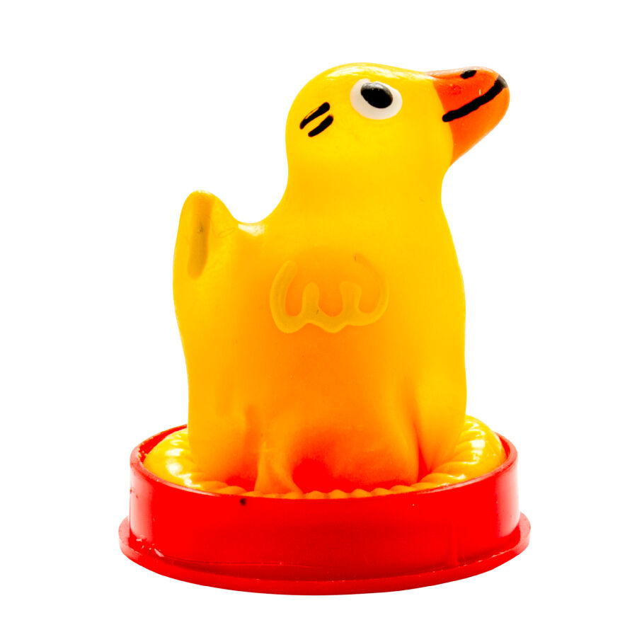 CONDOMERIE - PRÉSERVATIF DÉCORATIF PEINT À LA MAIN CANARD