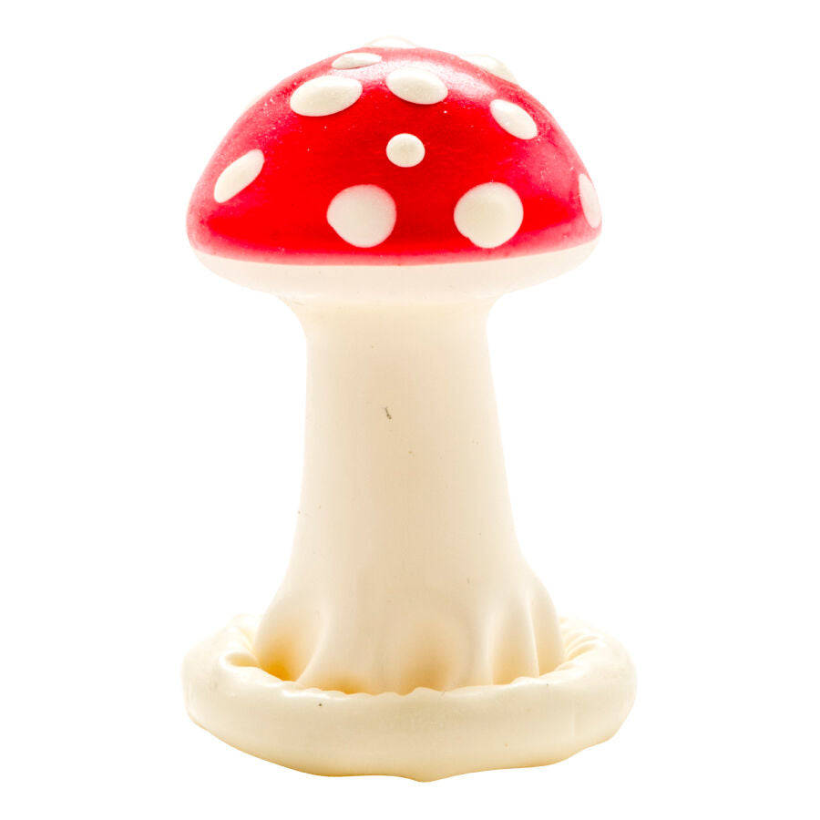 CONDOMERIE - HAND PAINTED DECORATIVE CONDOMS POISONOUS MUSHROOM MODEL 1