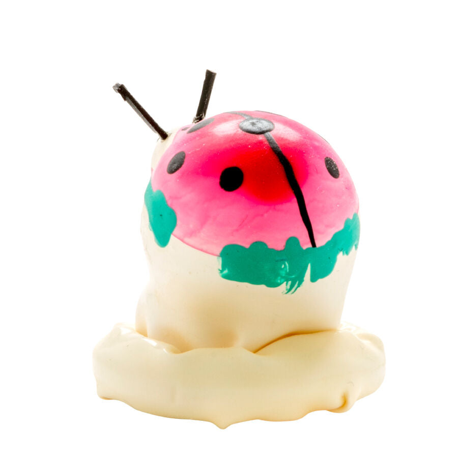 CONDOMERIE - HAND-PAINTED LADYBUG DECORATIVE CONDOM MODEL 1