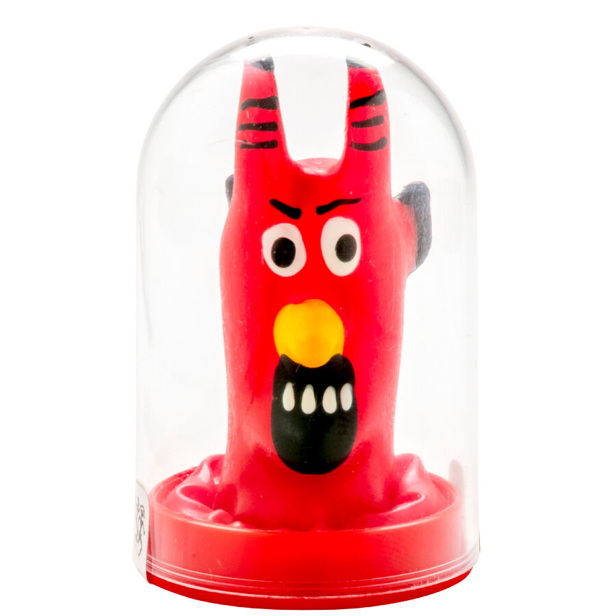 CONDOMERIE - PRÉSERVATIF DÉCORATIF PEINT À LA MAIN DIABLE ROUGE