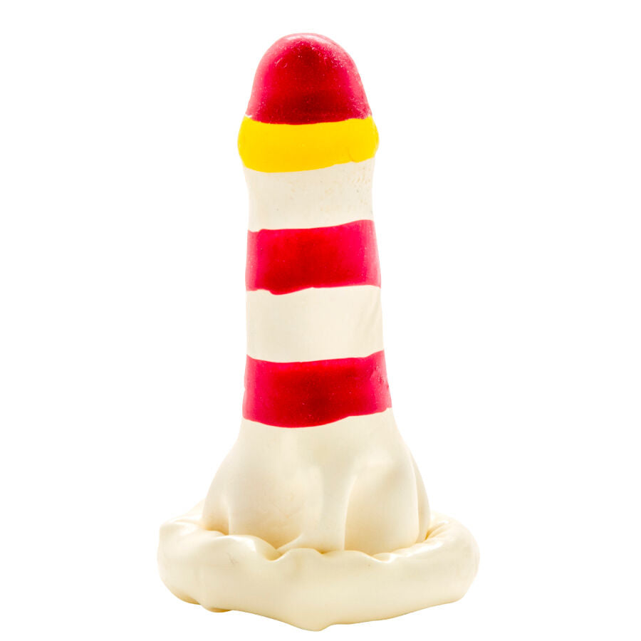CONDOMERIE - PRÉSERVATIF DÉCORATIF PEINT À LA MAIN PHARE