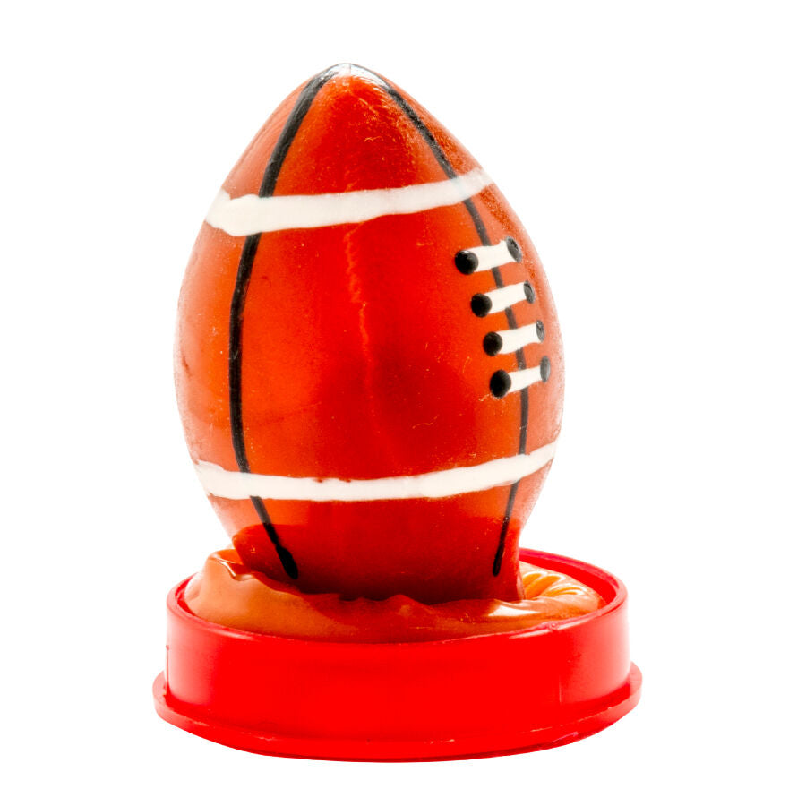 CONDOMERIE - HAND-PAINTED DECORATIVE RUGBY BALL CONDOM