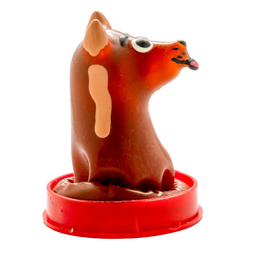 CONDOMERIE - PRÉSERVATIF DÉCORATIF PEINT À LA MAIN CHIEN