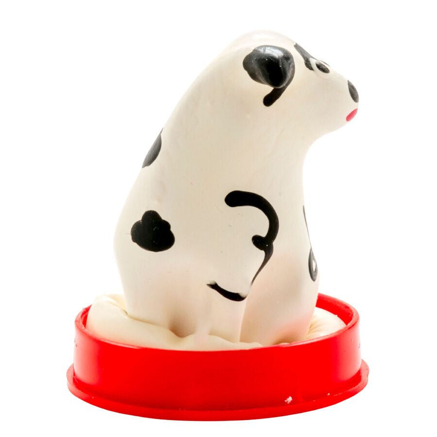 CONDOMERIE - HAND-PAINTED DECORATIVE CONDOM WITH DALMATIAN DOG