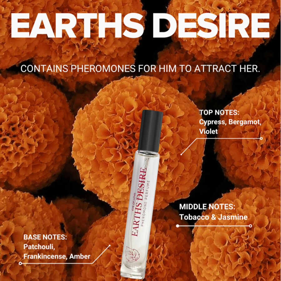 EYE OF LOVE - PARFUM MASCULIN BLOOM SATIVA EARTHS DESIRE 10 ML
