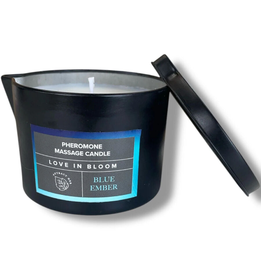 EYE OF LOVE - BLOOM VELA DE MASAJE ÍNDICA BLUE EMBER 150 ML