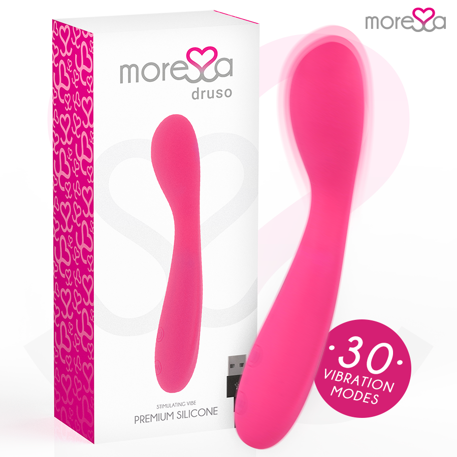 MORESSA - DRUSO MASSEUR DUO POINT G ET SÉRUM PELVIEN PREMIUM SILICONE RECHARGEABLE