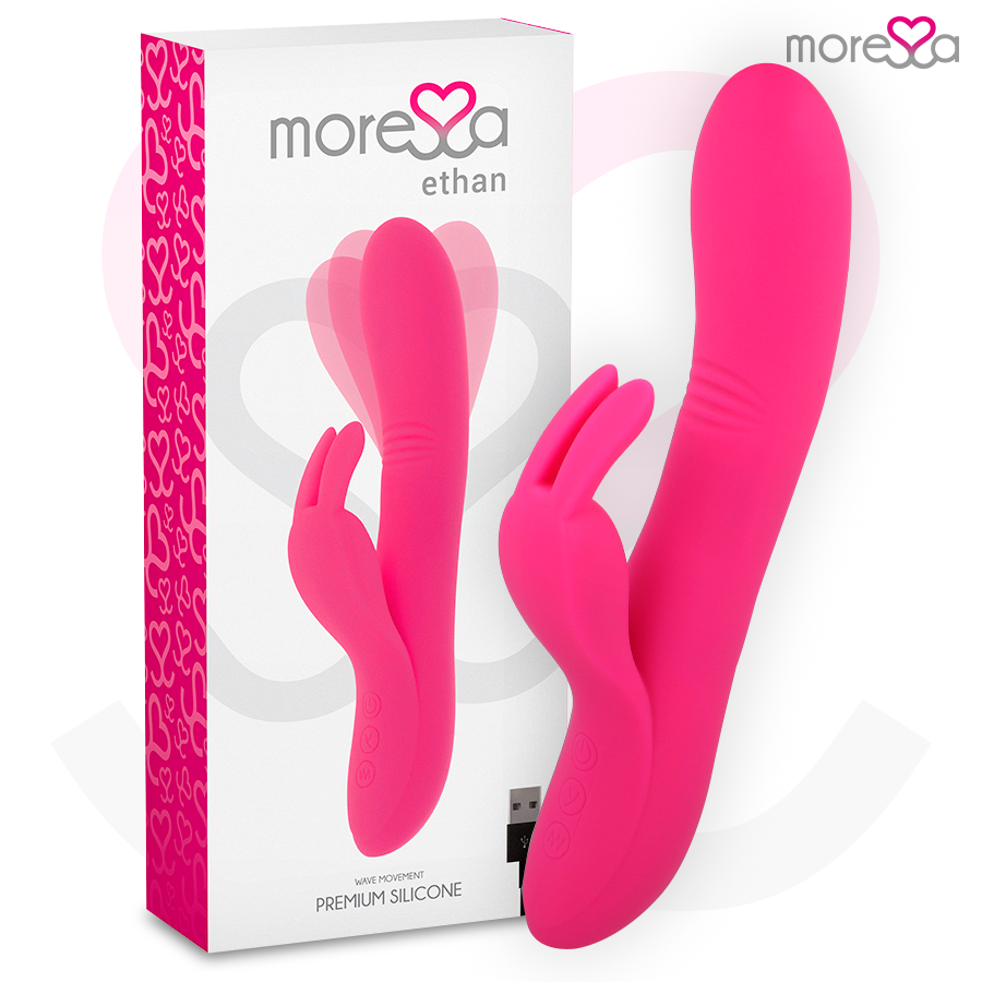 MORESSA - ETHAN EFFET VAGUE PLUS PUISSANT VIBRATION PREMIUM SILICONE RECHARGEABLE