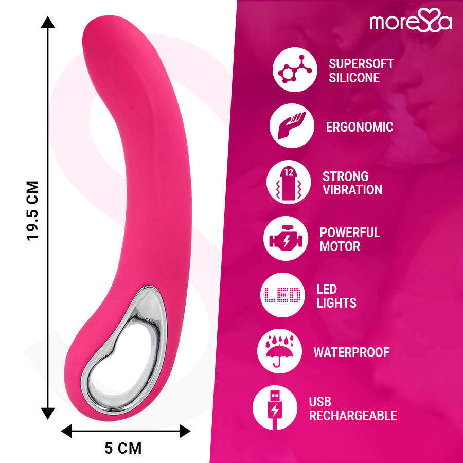 MORESSA - NELSON MASSEUR POINT G PREMIUM SILICONE RECHARGEABLE