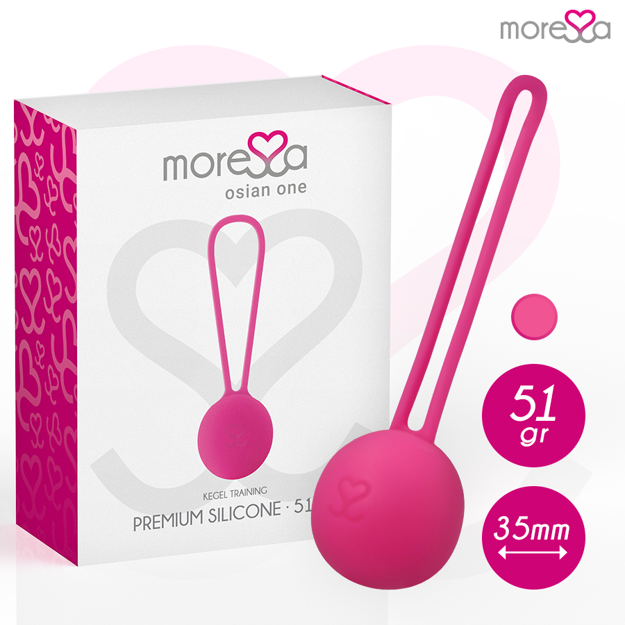 MORESSA - OSIAN ONE ENTRAÎNEMENT DU PLANCHER PELVIEN 51g SILICONE PREMIUM ROSE