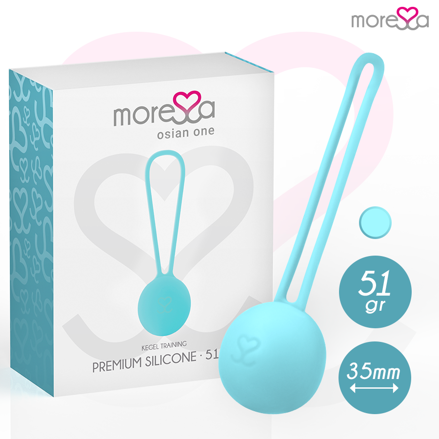 MORESSA - OSIAN ONE ENTRAÎNEMENT DU PLANCHER PELVIEN 51g SILICONE PREMIUM TURQUOISE