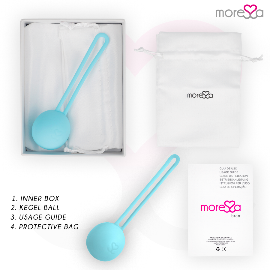 MORESSA - OSIAN ONE ENTRAÎNEMENT DU PLANCHER PELVIEN 51g SILICONE PREMIUM TURQUOISE