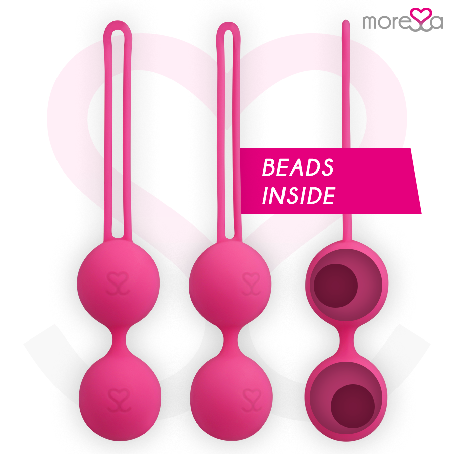 MORESSA - OSIAN THREE ENTRAÎNEMENT DU PLANCHER PELVIEN 85 gr PREMIUM SILICONE ROSE
