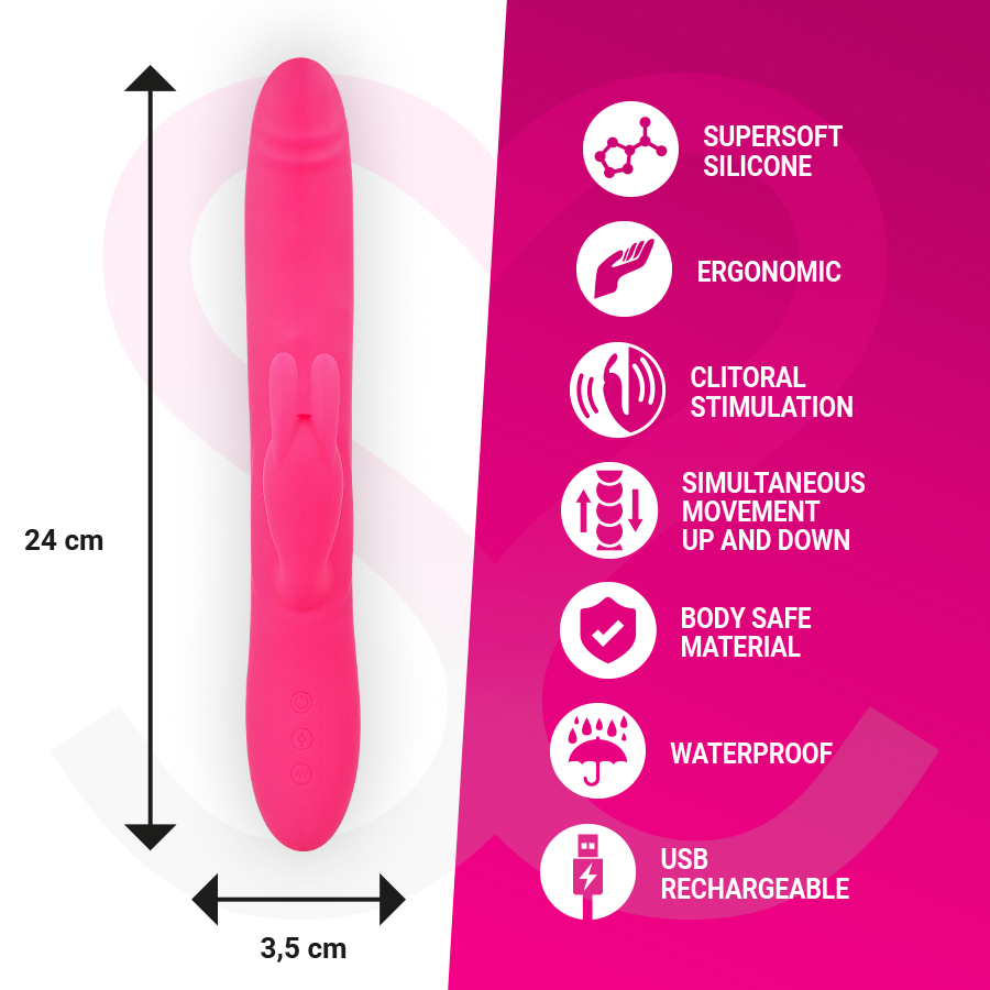 MORESSA - WARREN PREMIUM RECHARGEABLE REVITALIZED OSCILLATING AND POWERFUL VIBRATION DRIVER