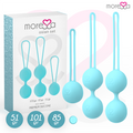 MORESSA - SET OSIAN Osian One; 51 Gr / Osian Two; 101 Gr / Osian Three 85 gr SILICONE PREMIUM TURQUOISE