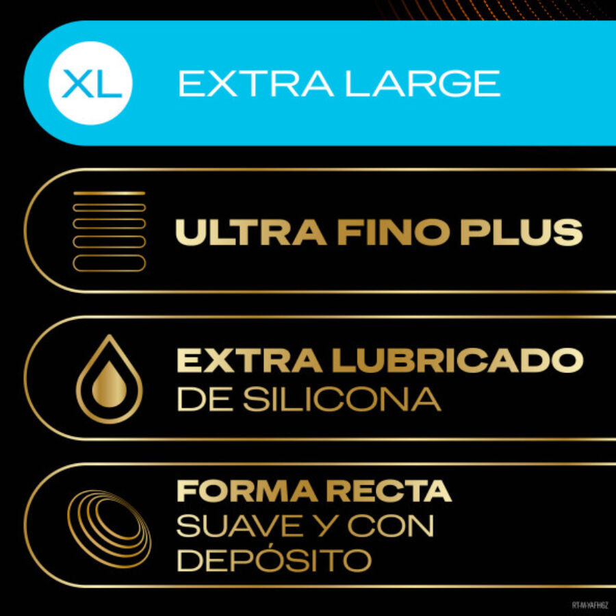 DUREX - CONNEXION TOTALE XL ULTRA FIN PLUS SANS LATEX 10 UNITÉS