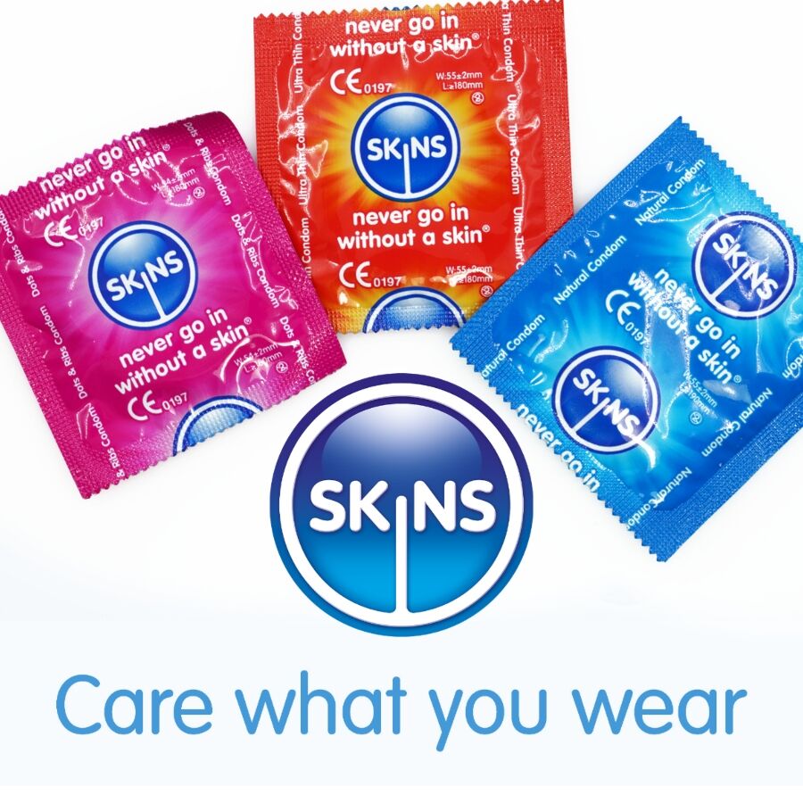 SKINS - ASSORTIMENT DE PRÉSERVATIFS PREMIUM PACK 8