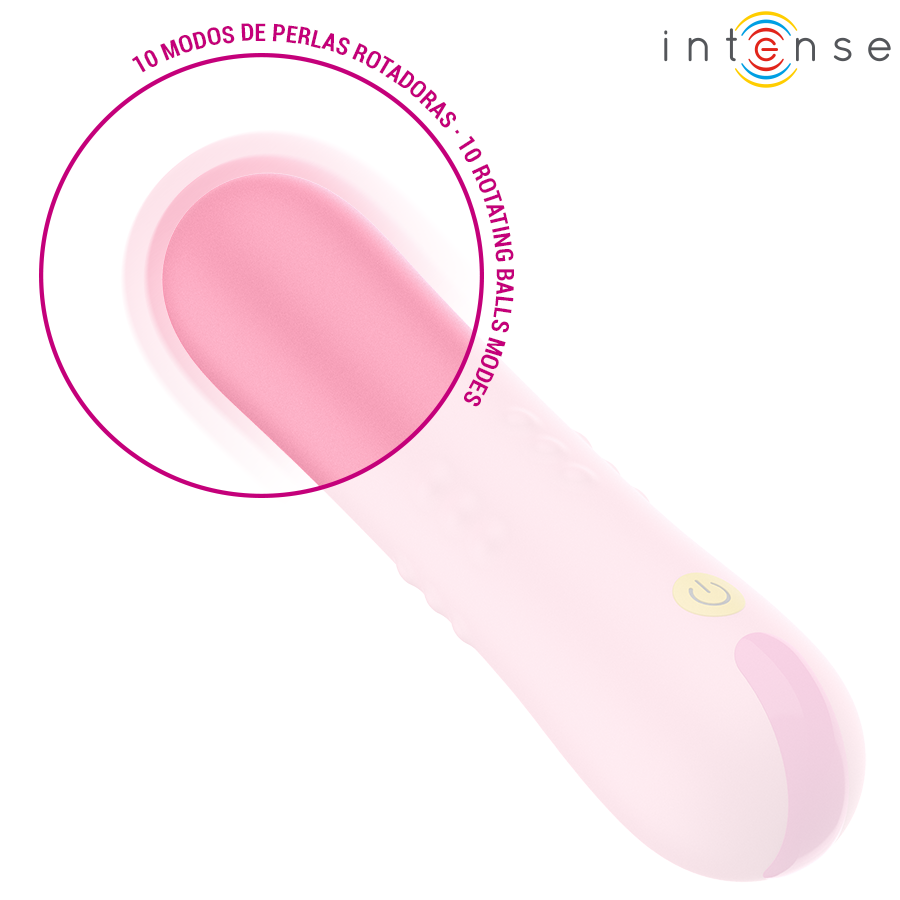 INTENSE - BARBARA VIBRADOR CON PERLAS GIRATORIAS