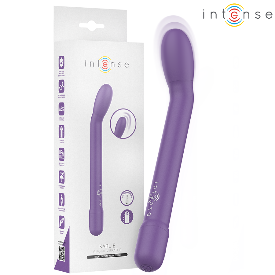 INTENSE - KARLIE STIMULATEUR POINT-G RECHARGEABLE VIOLET