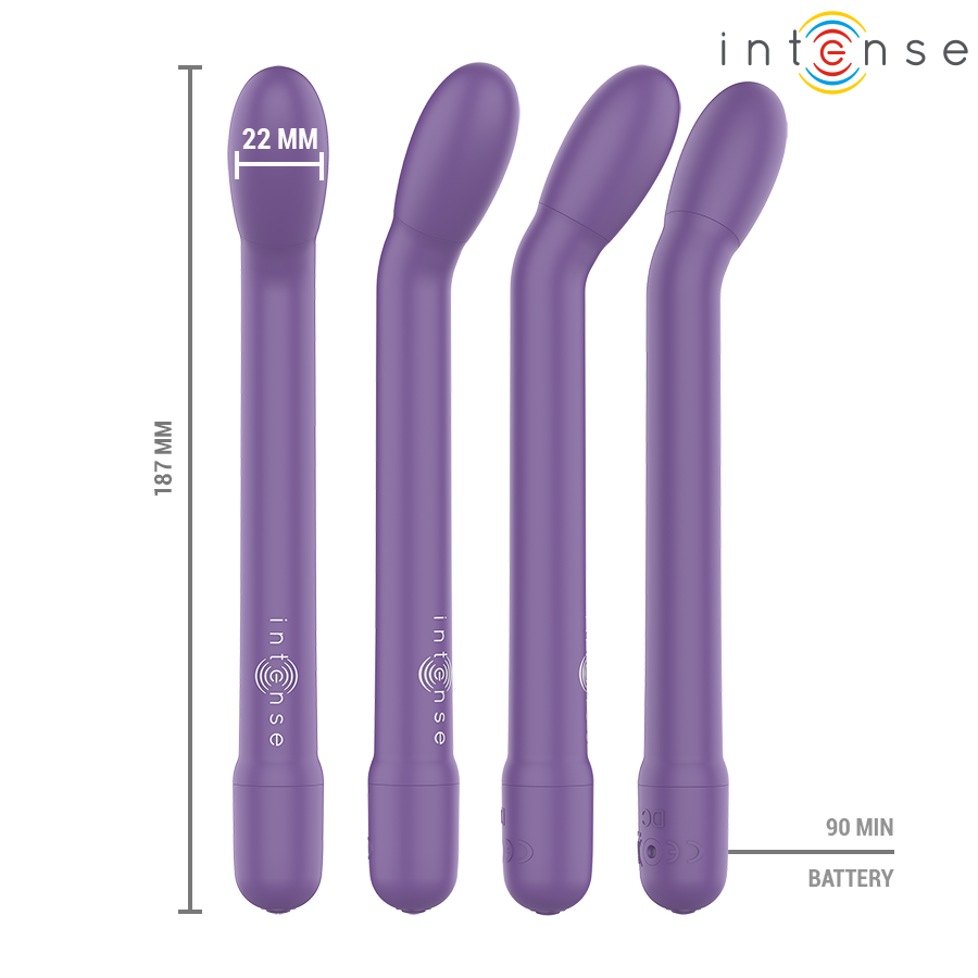 INTENSE - KARLIE STIMULATEUR POINT-G RECHARGEABLE VIOLET