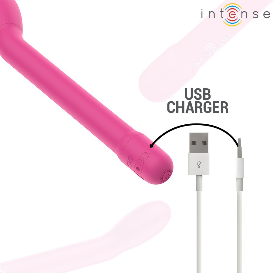 INTENSE - KARLIE STIMULATEUR POINT G RECHARGEABLE ROSE