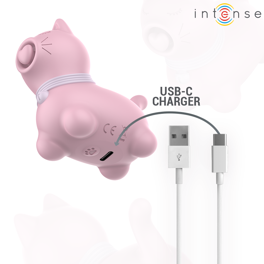 INTENSE - MARIE STIMULATEUR AVEC LANGUE EFFET PULSATION ROSE