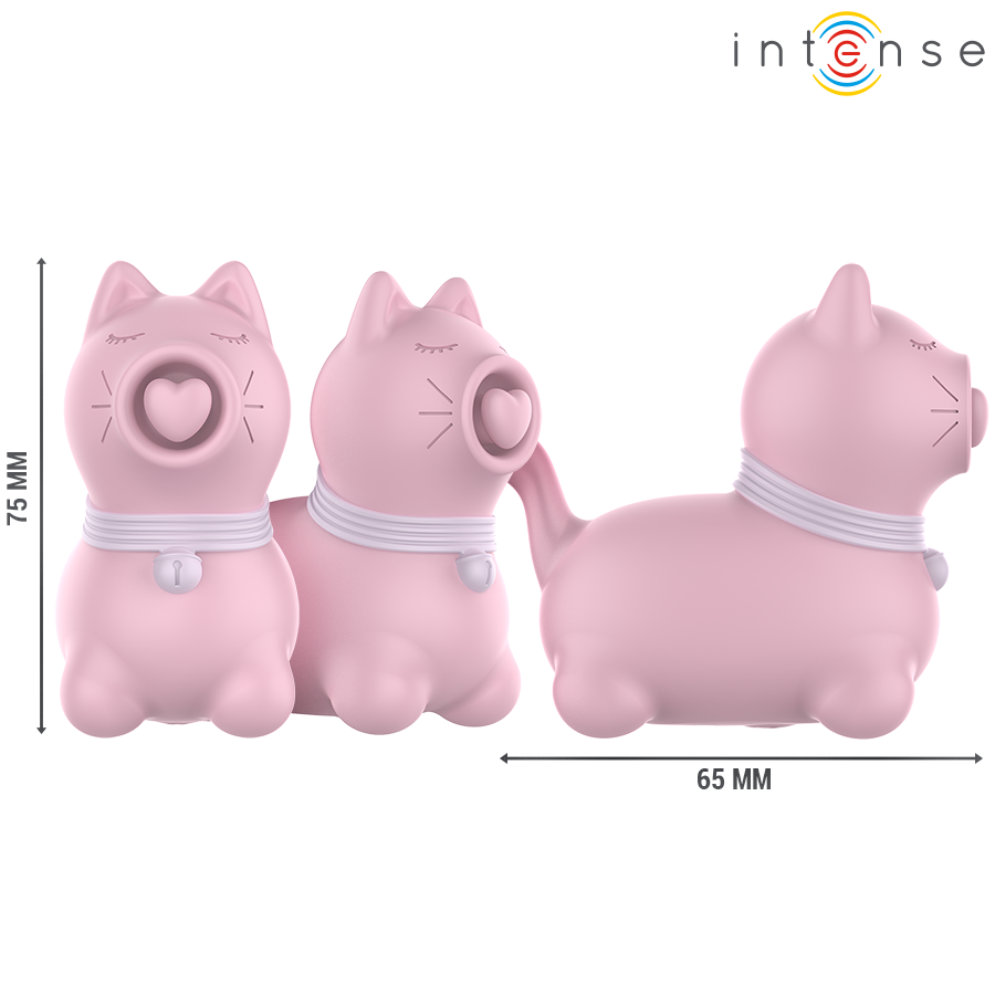 INTENSE - MARIE STIMULATEUR AVEC LANGUE EFFET PULSATION ROSE