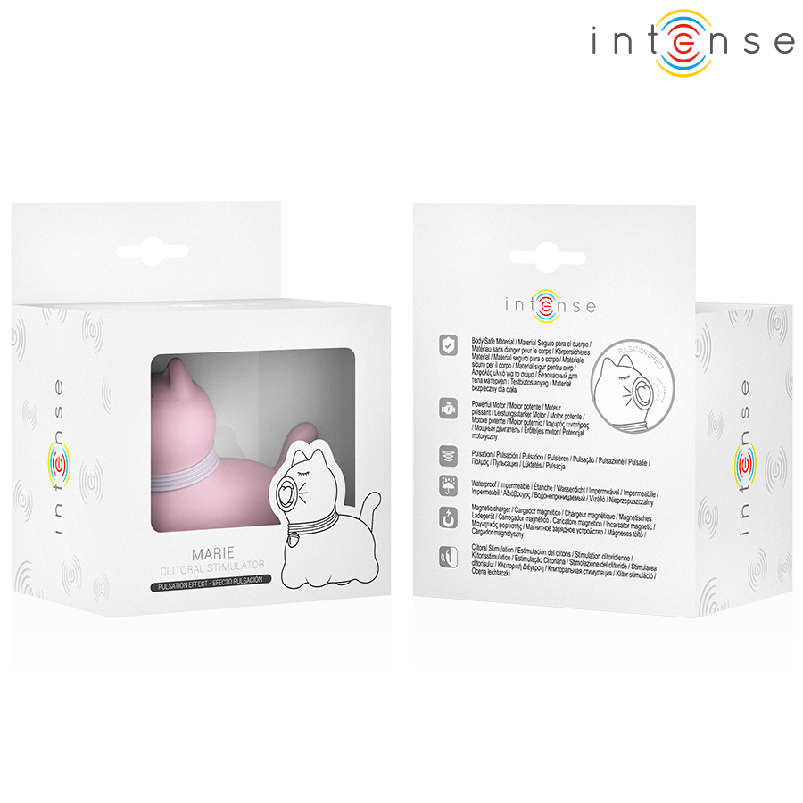 INTENSE - MARIE STIMULATEUR AVEC LANGUE EFFET PULSATION ROSE