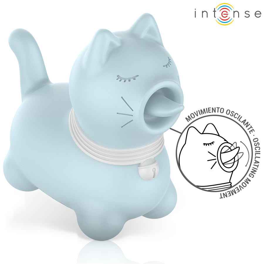 INTENSE - DUCHESS STIMULATEUR LINGUAL ROTATIF À 360° BLEU
