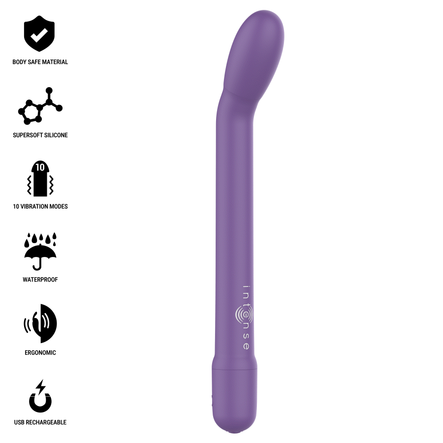 INTENSE - KARLIE STIMULATEUR POINT-G RECHARGEABLE VIOLET