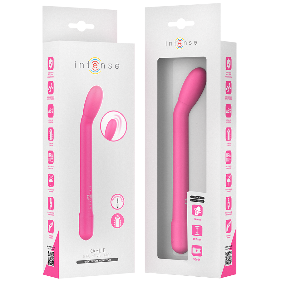 INTENSE - KARLIE STIMULATEUR POINT G RECHARGEABLE ROSE