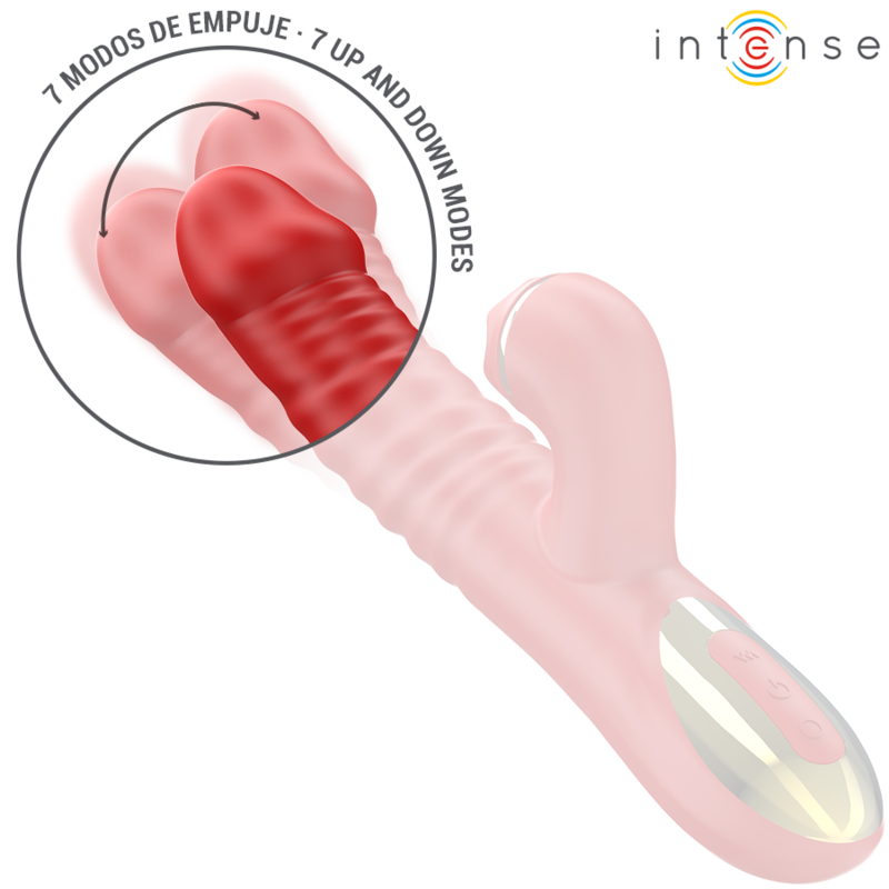 INTENSE - THALIA VIBRATION & PUSH & STIMULATION RED