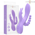 INTENSE - MIKO TRIPLE VIBRATEUR RABBIT & STIMULATEUR & ANAL 7 VIBRATIONS VIOLET