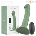 INTENSE - VIBRATEUR À VENTOUSE BECCA 10 VIBRATIONS VERT TÉLÉCOMMANDE