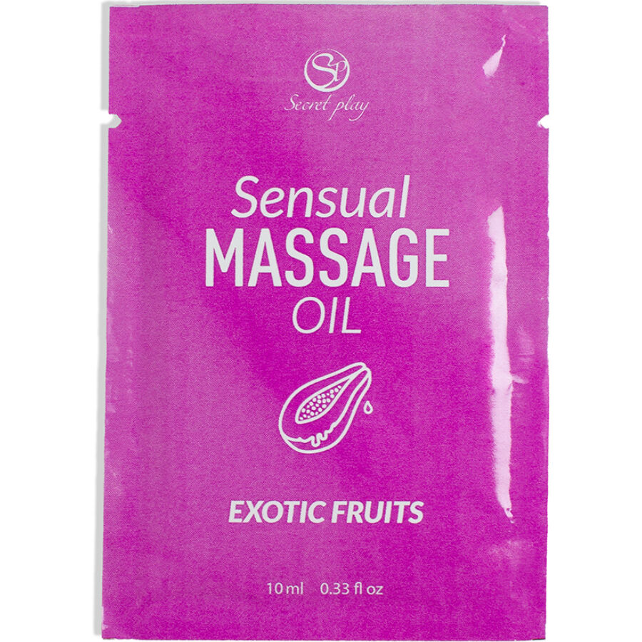 SECRETPLAY - MONODOSIS ACEITE DE MASAJE FRUTAS EXÓTICAS 10 ML