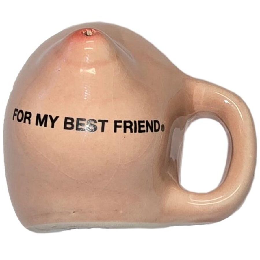 DIABLO PICANTE – AIMANT 1 POITRINE SUR TASSE CÉRAMIQUE « FOR MY BEST FRIEND »