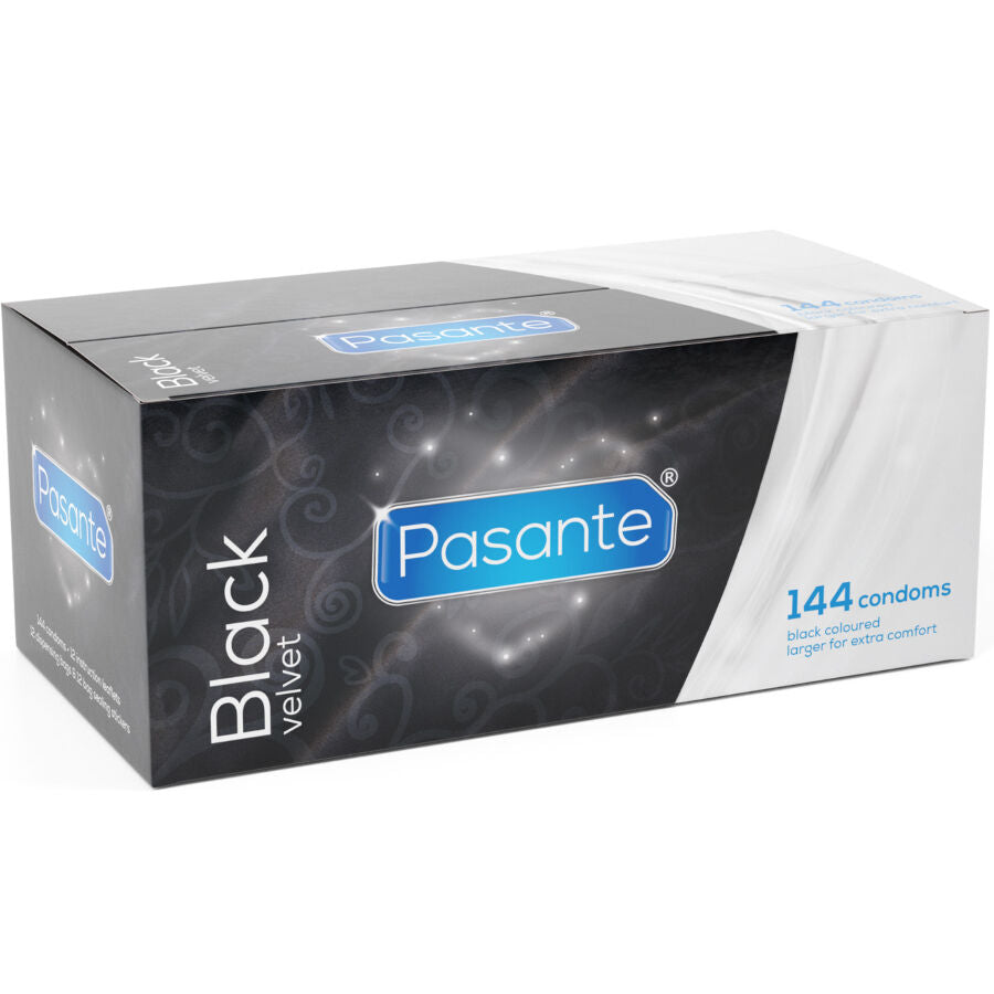 PRÉSENTATEUR - PRÉSERVATIFS BLACK VELVET BOÎTE DE 144 UNITÉS