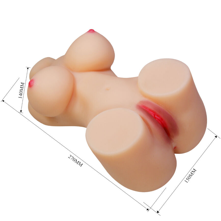 CRAZY BULL - HETTY REALISTIC FEMALE TORSO VAGINA AND ANUS 1.9 KG