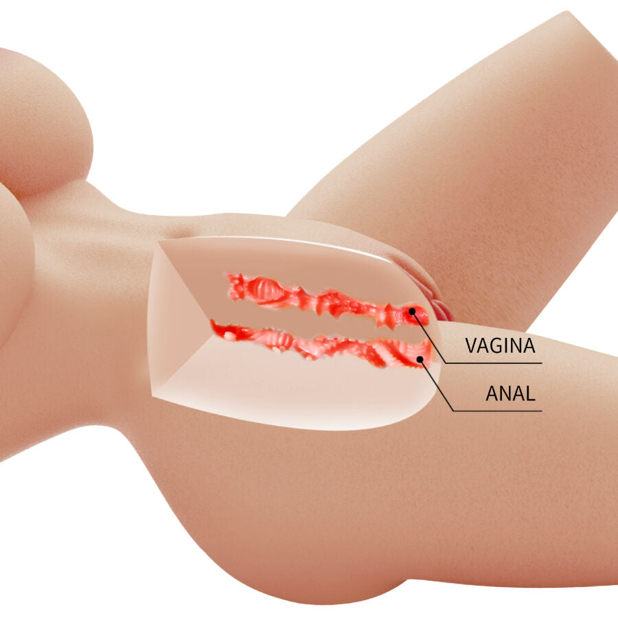 CRAZY BULL - LILY REALISTIC FEMALE TORSO VAGINA AND ANUS 4 KG