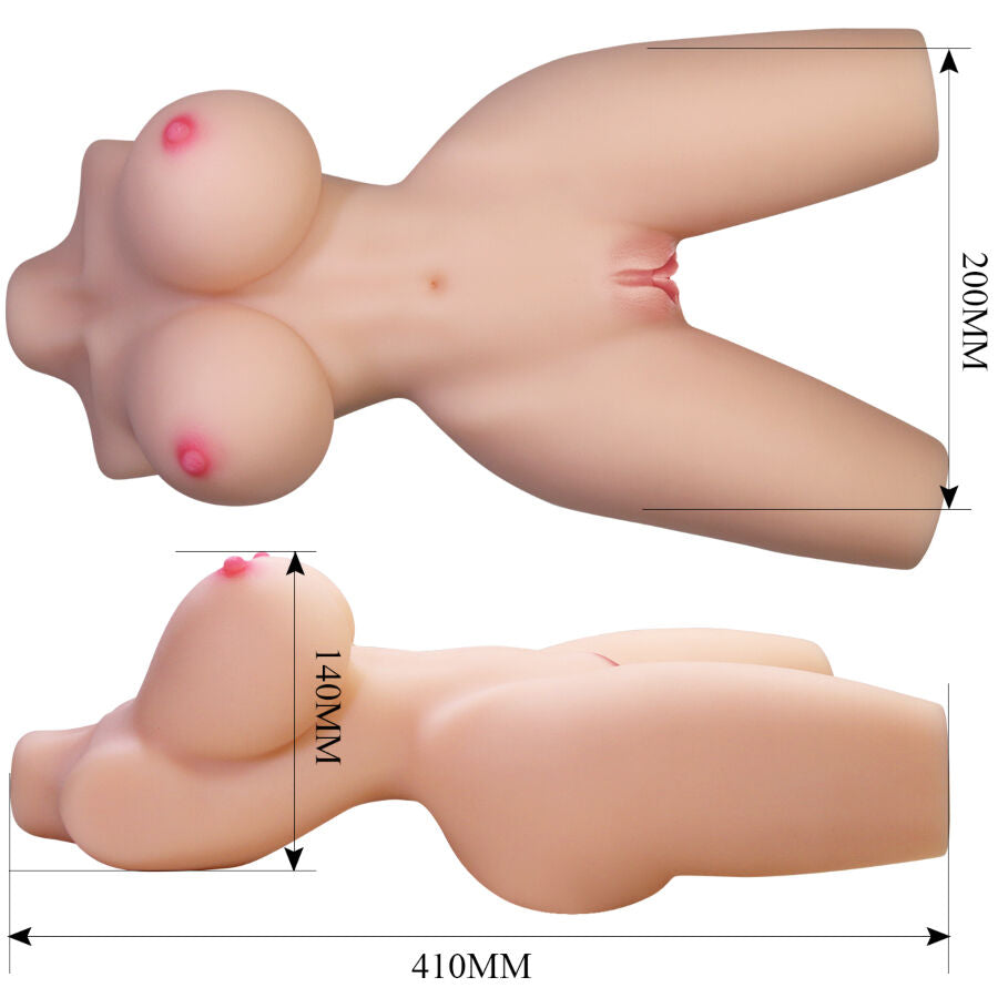CRAZY BULL - LILY REALISTIC FEMALE TORSO VAGINA AND ANUS 4 KG